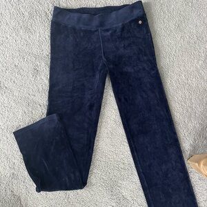 Lily Pulitzer Navy Velvet Pants Size M